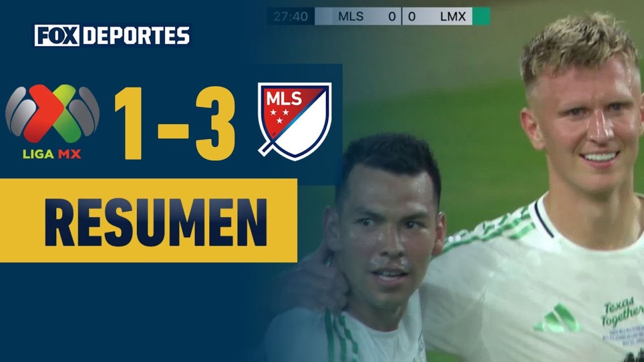😁🙌 SONR&Iacute;E EL FUTBOL DE USA | MLS 3-1 Liga MX | HIGHLIGHTS | All-Star Game