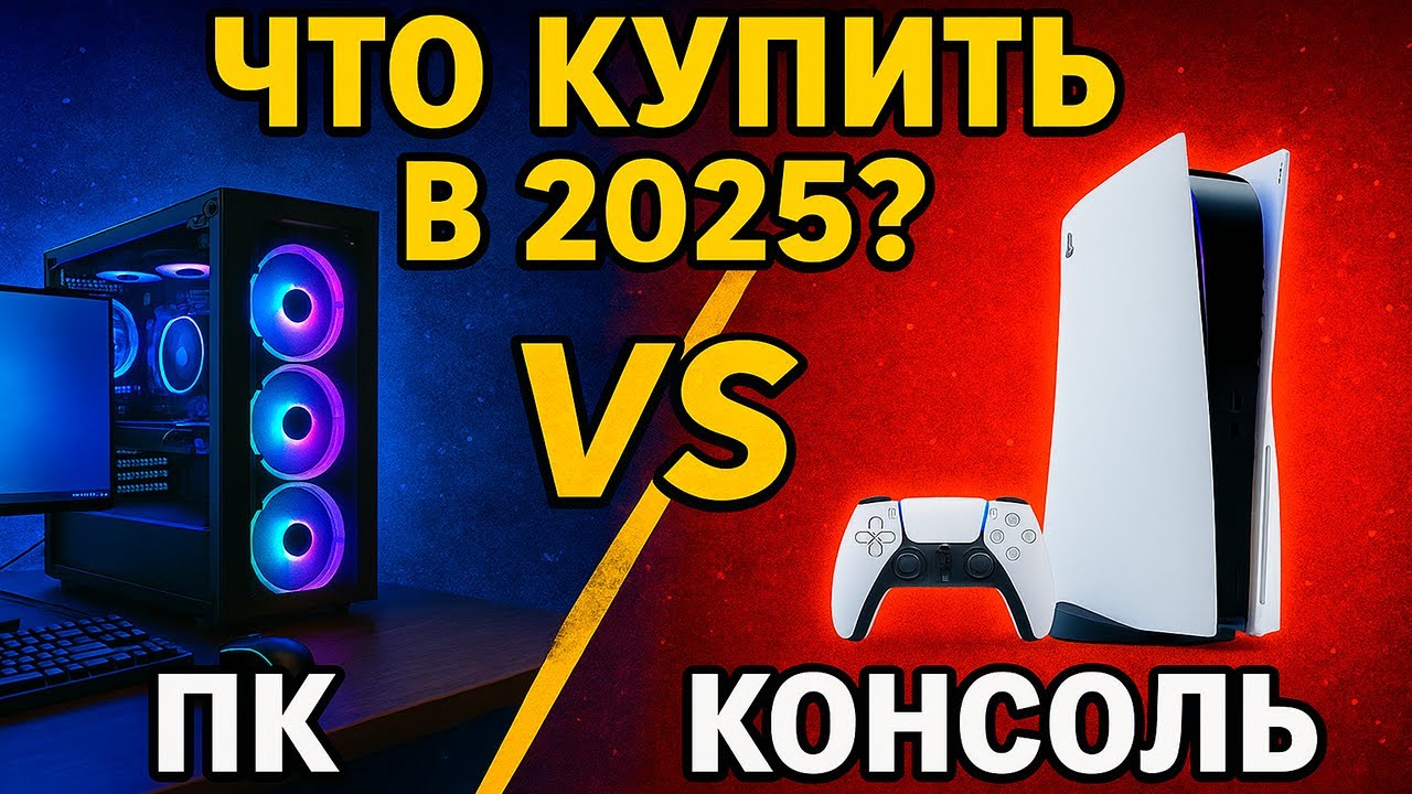Что лучше купить в 2025 году Пк или Консоль?