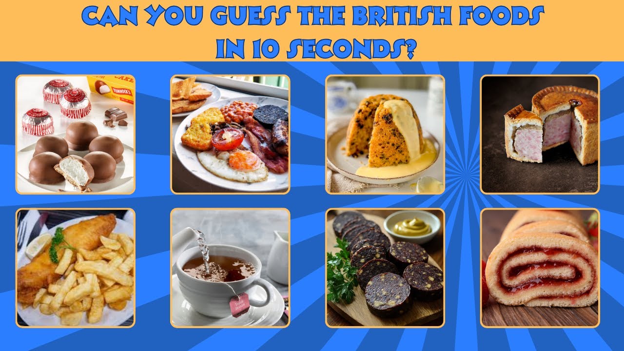 Can You Guess These British Foods? 🇬🇧 | Ultimate UK Food Quiz!