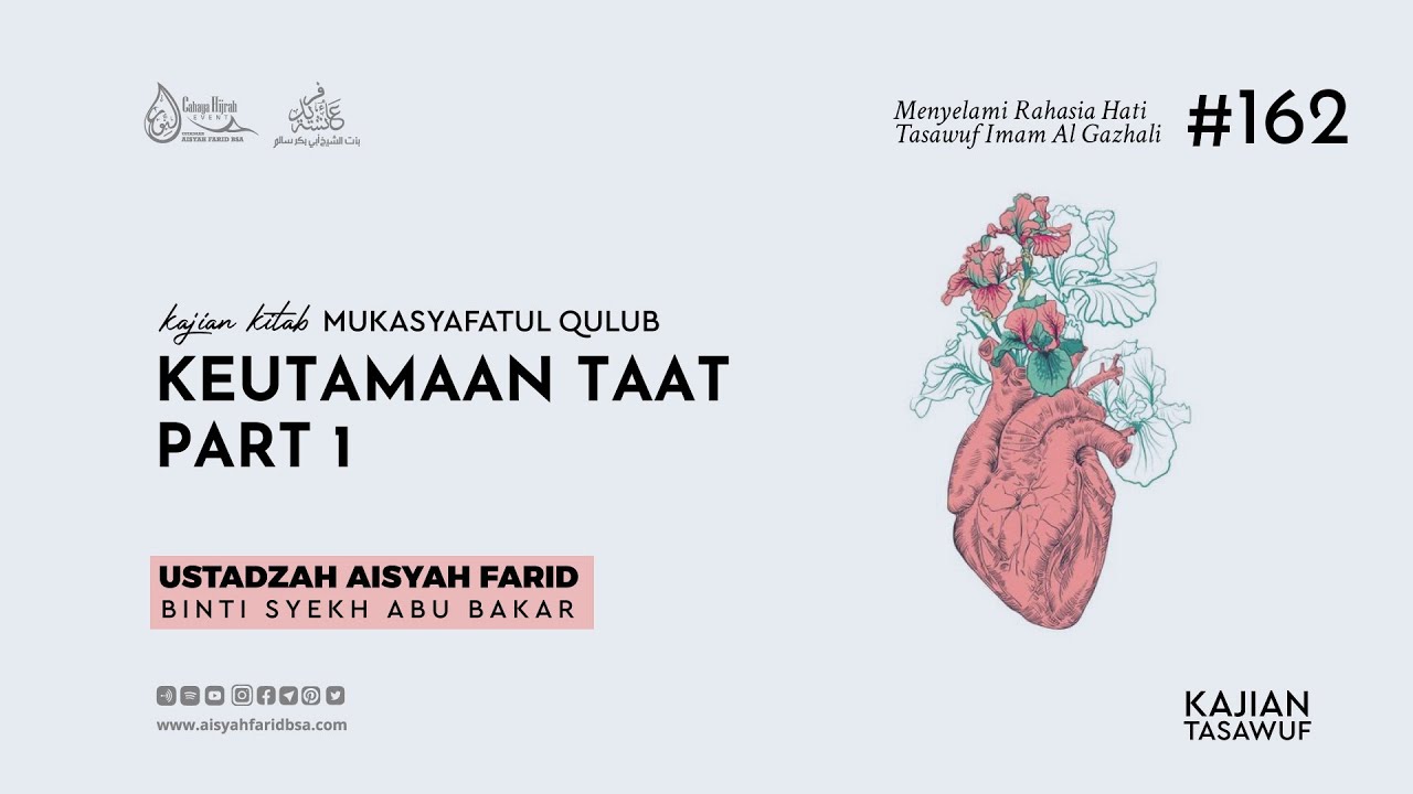 Pembacaan Hadroh Basaudan & Kajian Mukasyafatul Qulub Ep 162  | Ustadzah Aisyah Farid