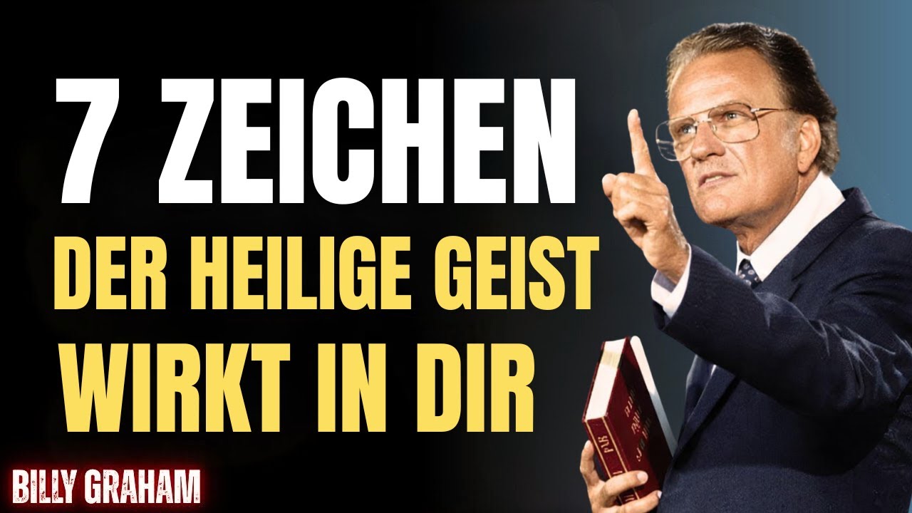 7 Zeichen, dass der Heilige Geist still in deinem Leben wirkt | Billy Graham