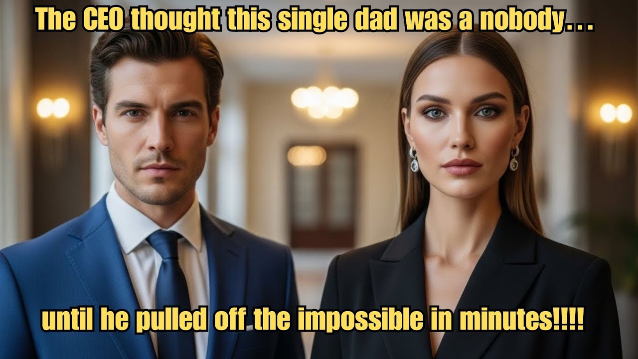 SINGLE DAD REJECTED AT JOB INTERVIEW — BUT MINUTES LATER HE SOLVED THE CEO’S BIGGEST PROBLEM