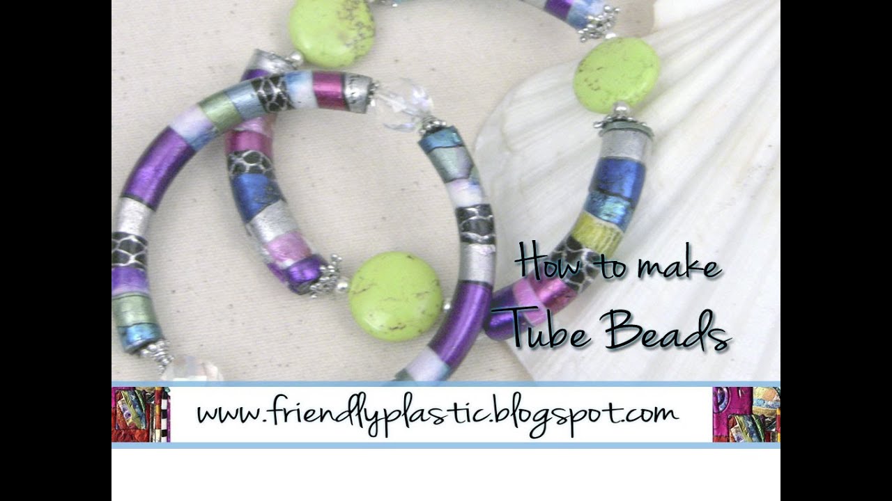 How to make tube beads with Friendly Plastic Strips - Friendly Plastic TV