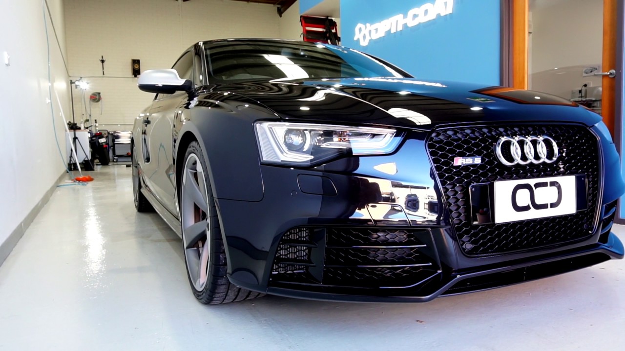 Audi RS5 - 40 hour detail, paint correction, wheel repair, and Opti-Coat Pro Plus