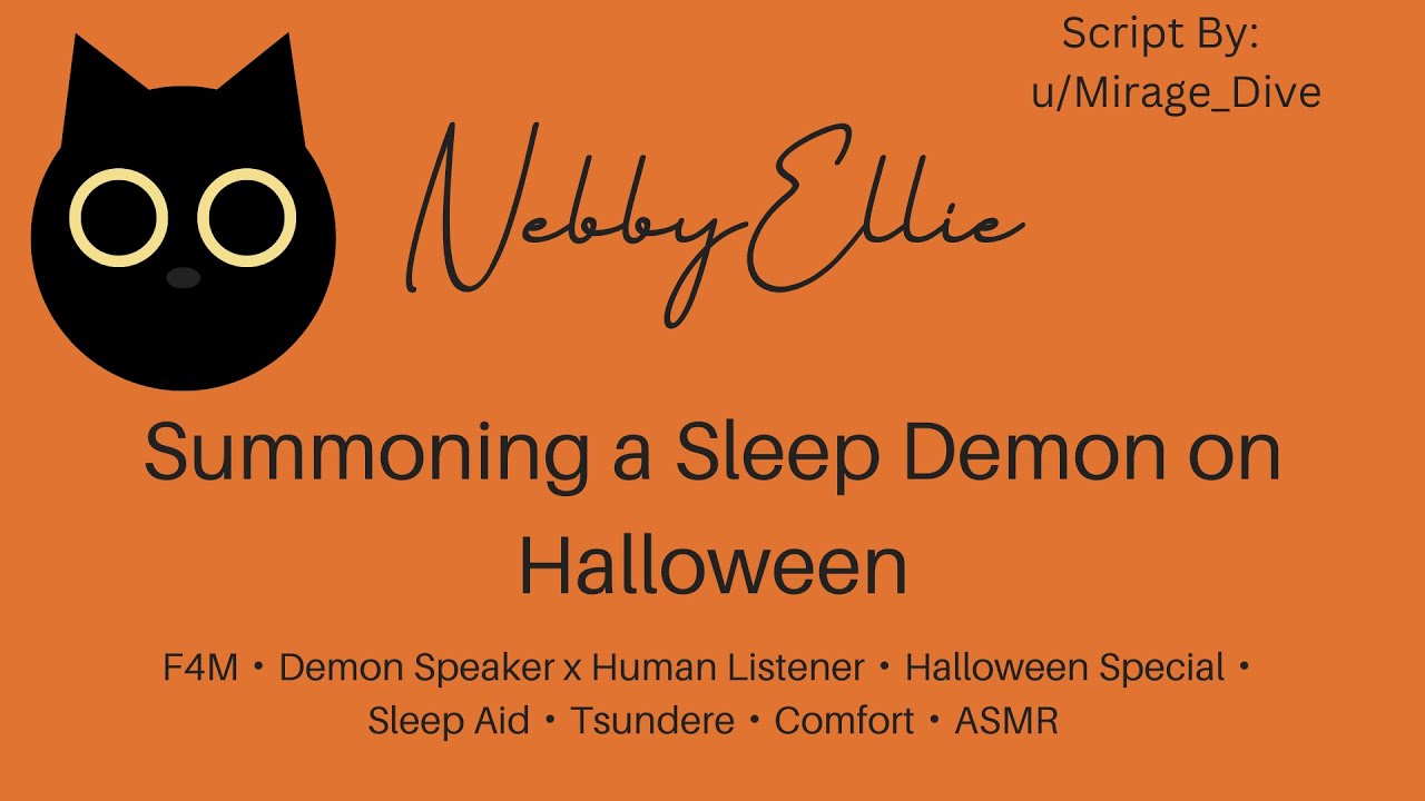 [F4M] Summoning a Sleep Demon on Halloween [Demon Speaker x Human Listener][Halloween Special] ASMR
