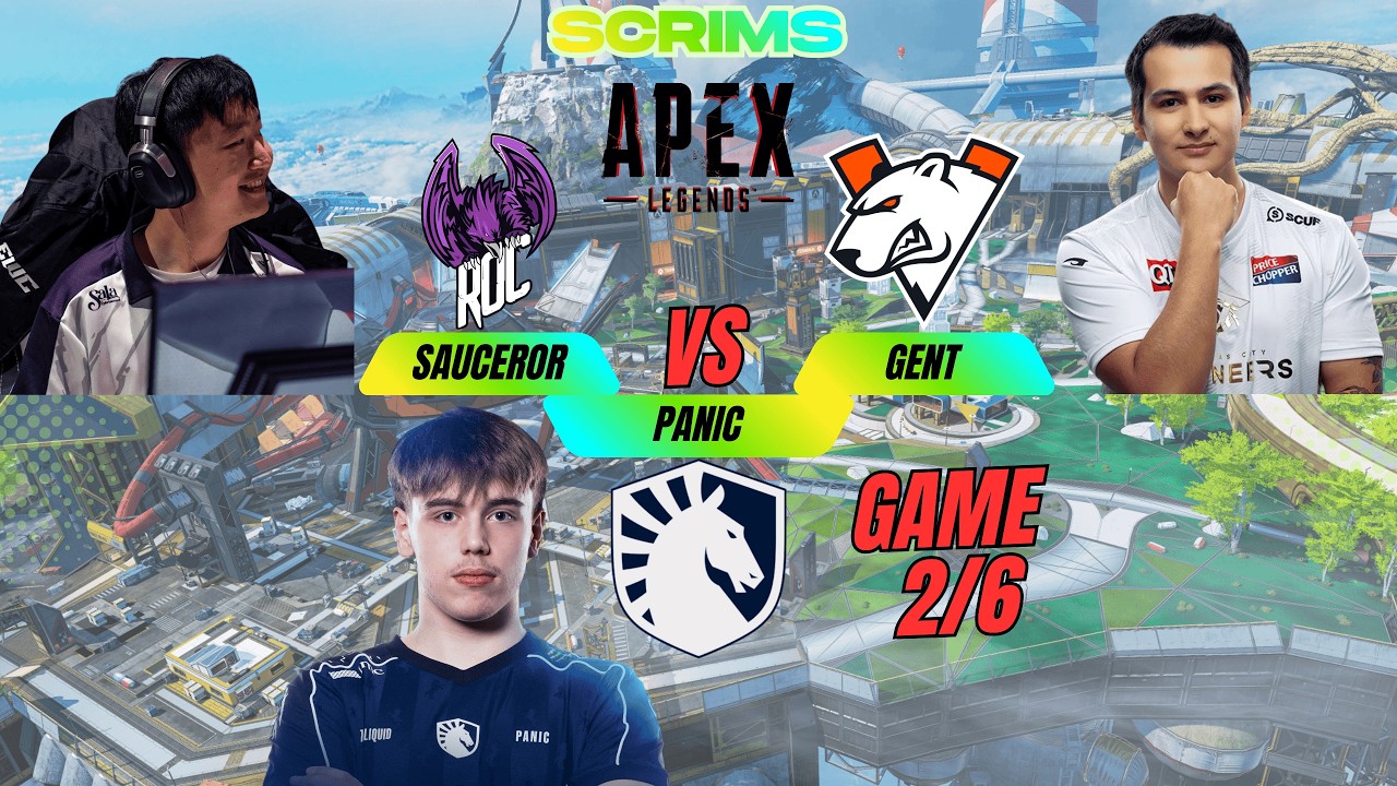 Sauceror vs Panic vs Gent 😬🔥| Apex Legends