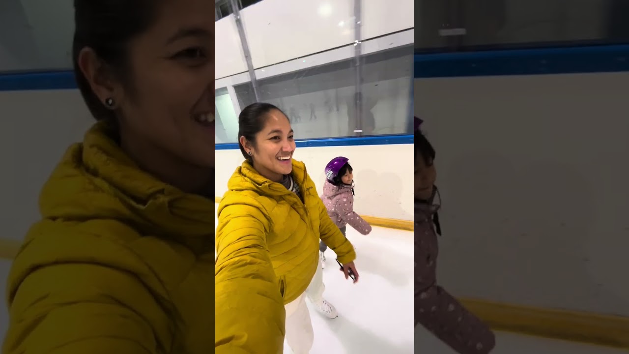 Ice skating with my first born