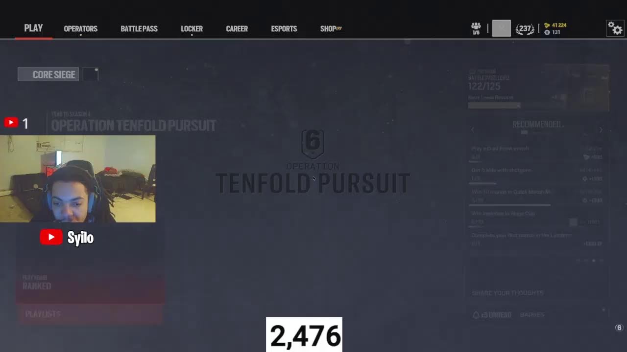 getting better on KBM🔴Rainbow 6 Siege🔴 JOIN THE DISCORD🔴 DAY 411