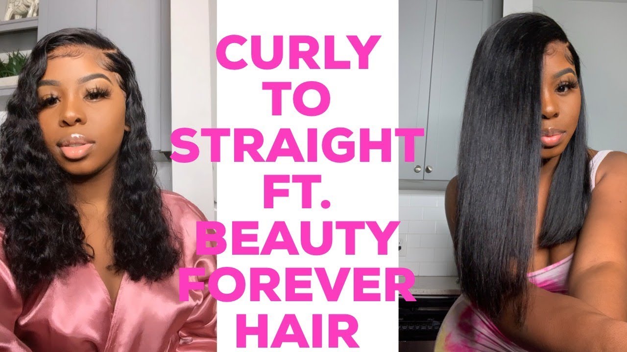 Итак, я выпрямила свой волнистый парик | Beauty Forever Hair