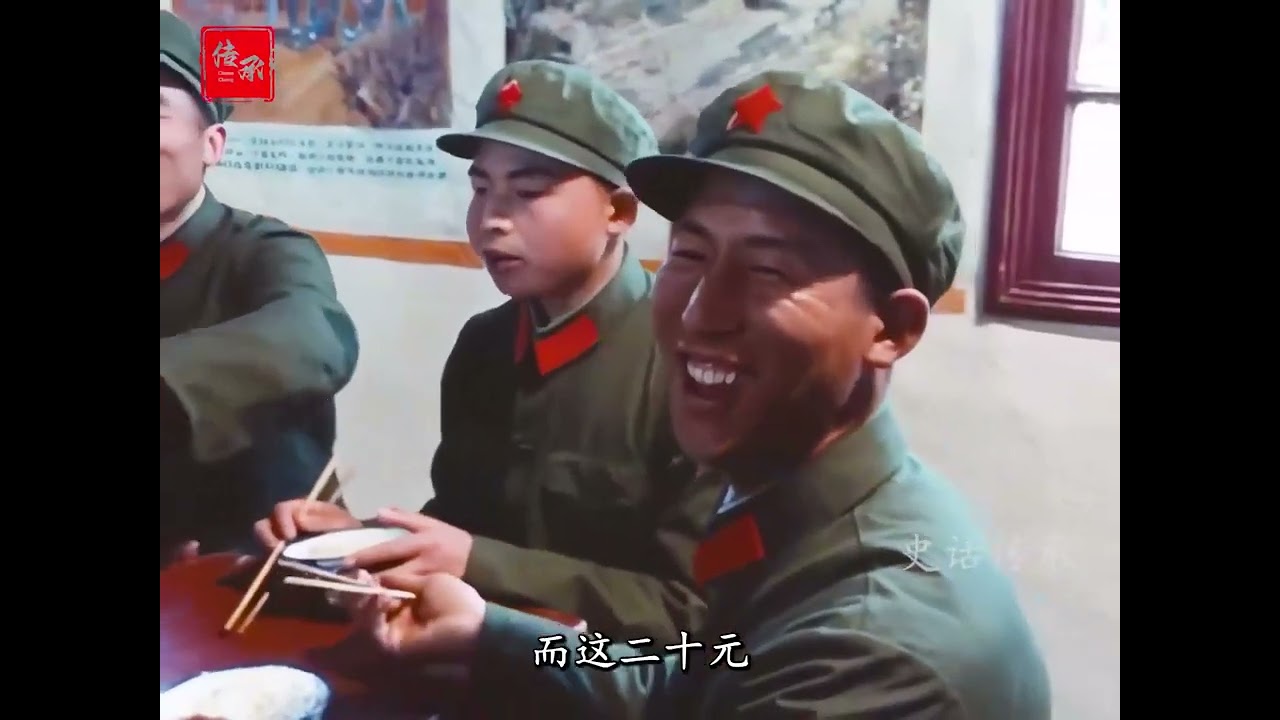 1011973年解放军生活真实影像，100多人...珍贵影像 #真实影像 #历史 #老视频