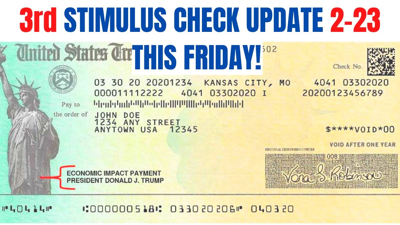 BIG DAY! Third Stimulus Check Update *JUST IN from the HOUSE*