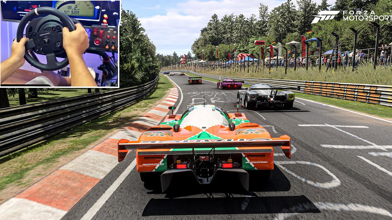 Forza Motorsport - 1991 Mazda 787B in Nordschleife | Thrustmaster TX Gameplay [XSX 4K60]