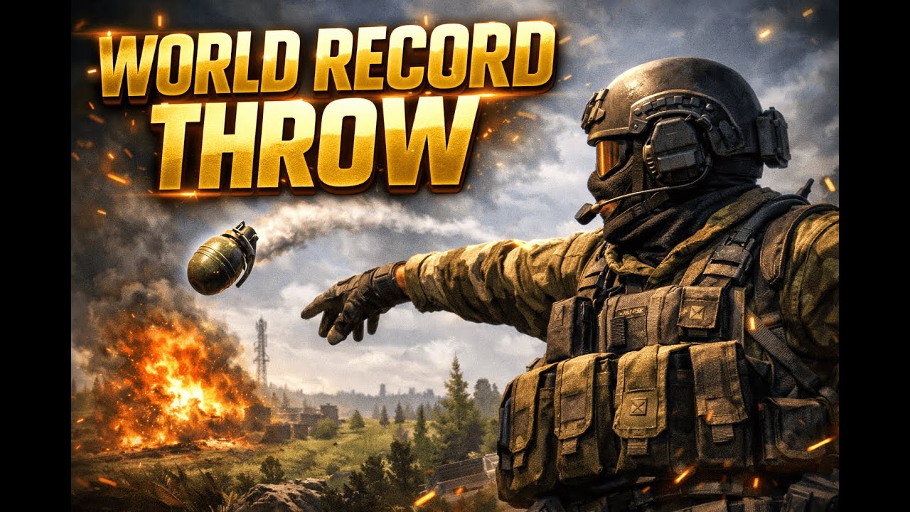 World Record Longest Guard Grenade Throw EFT