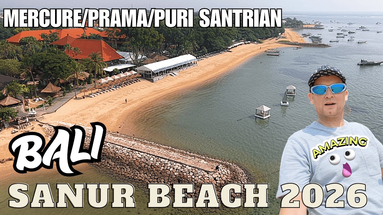 Bali Sanur 2026: Morning Beach Walk Featuring 3 Resorts & Restaurant Collection