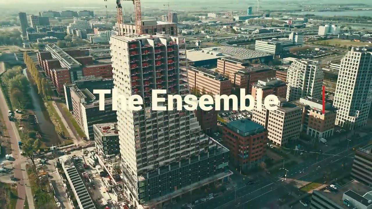 Baak Groep monteert 11.000 m² HSB steigerloos voor The Ensemble in Amsterdam