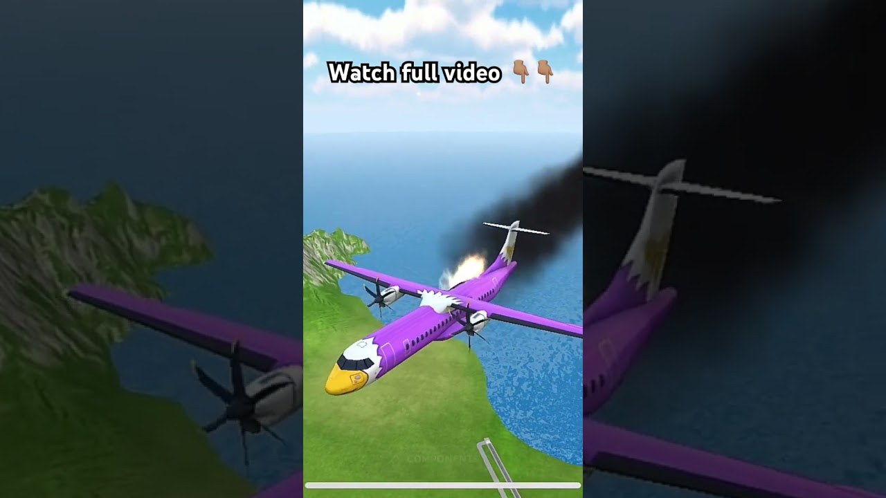 Plane Engine on Fire #tfs #turbopropflightsimulator #tfshorts #tfsgaming #emergency