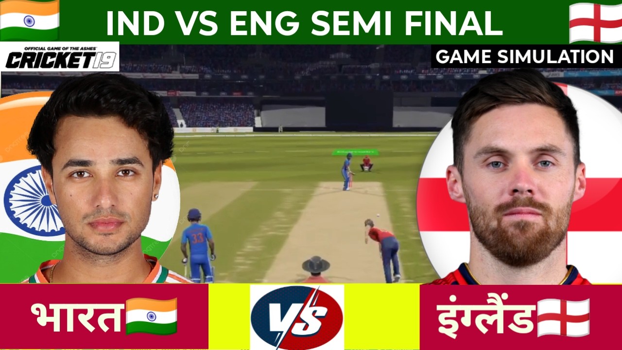 IND vs ENG | Epic T20 Clash 2026 | Cricket 19 Simulation Match | Full Hindi Commentary