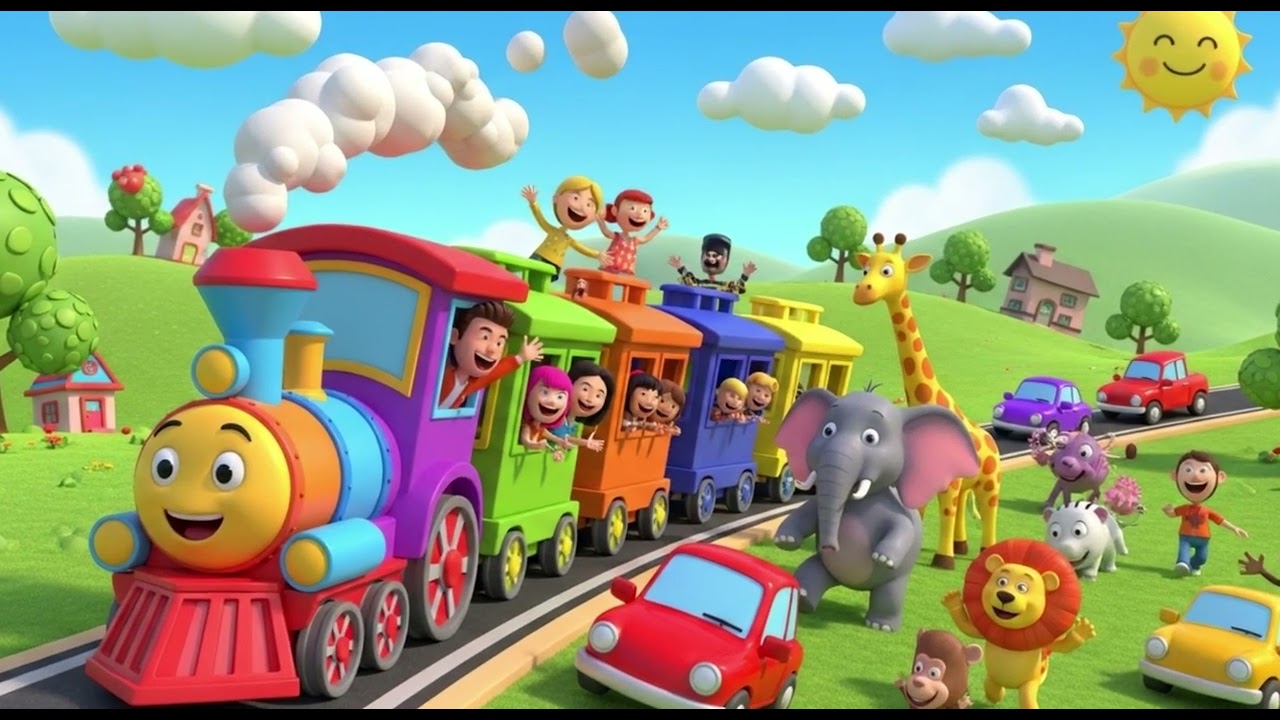 Rainbow Color Train Adventure