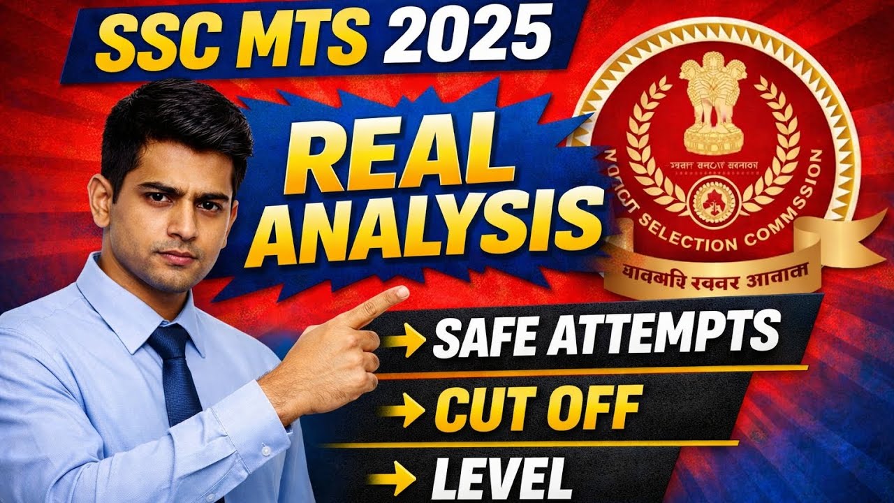 SSC MTS 2025 REAL ANALYSIS , CUT OFF 😍😍