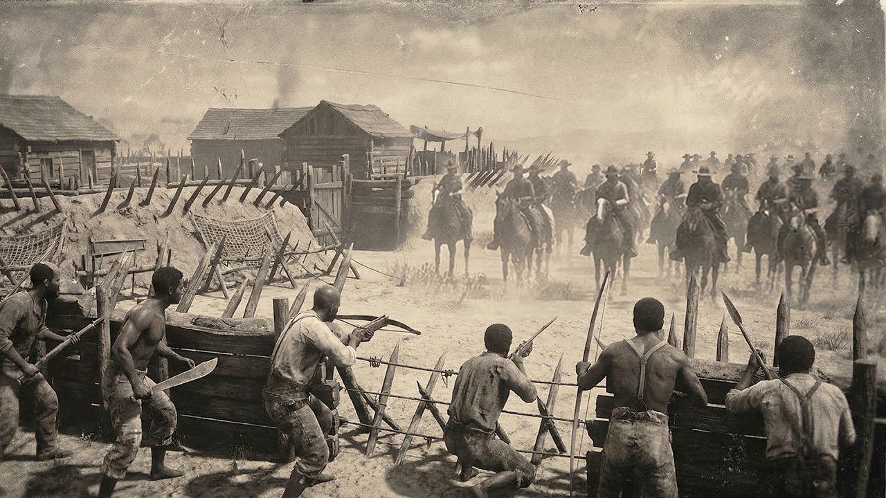15 Former Slaves Were Able to resist 73 Hunters, They Hung Traps In Their Houses, But In Reality...