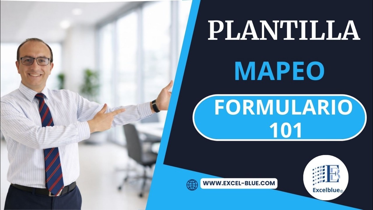 Plantilla Mapeo Formulario 101, para subir correctamente al SRI