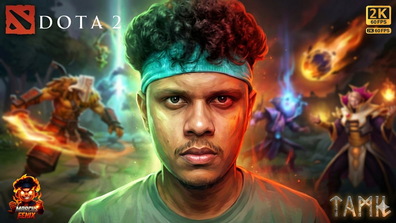 Dota 2 Tamil Live 💥 Epic Team Fights & Ranked Chaos! | Marcus Fenix Gaming