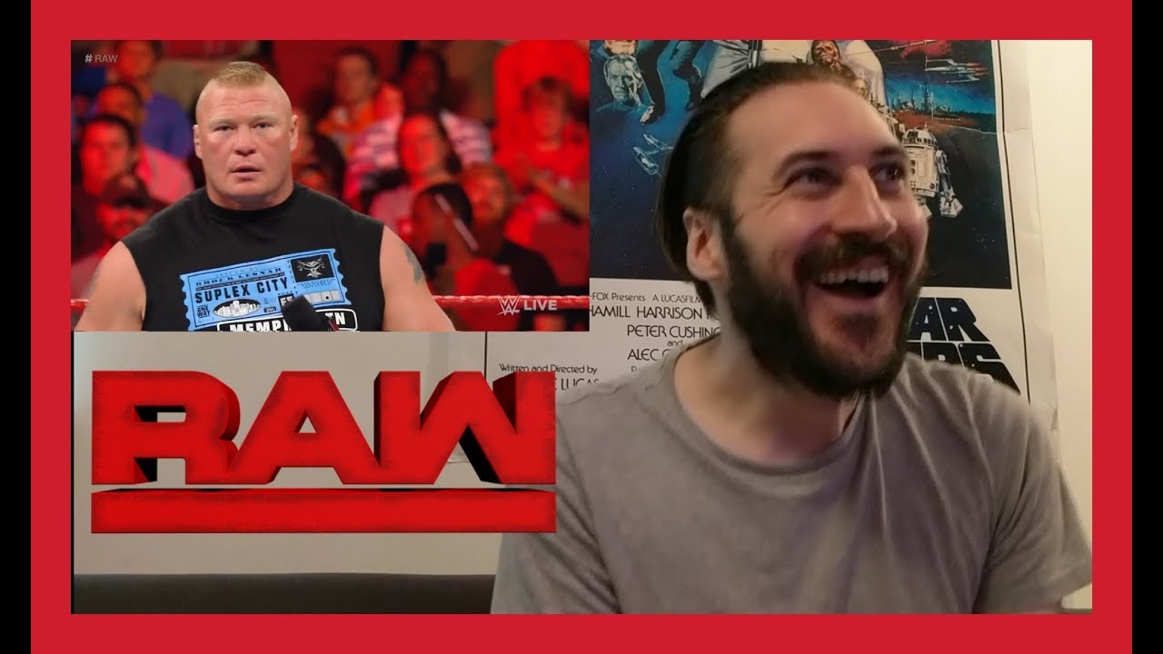 REACTION: BROCK LESNAR SENDS A MESSAGE TO BRAUN STROWMAN!!! (WWE RAW 8/28/17)
