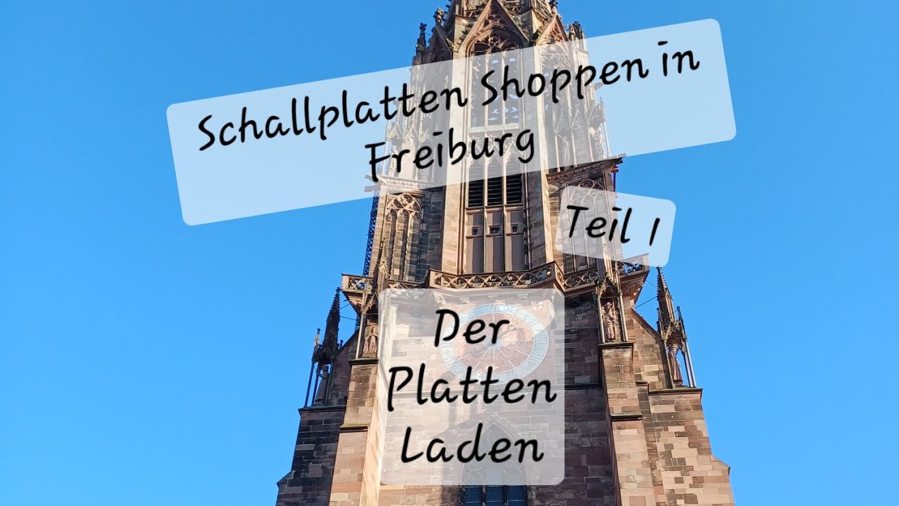 (131) Platten - Kauf in Freiburg (1) @DerPlattenladenFreiburg #einkauf  #deutschland #music #stadt 