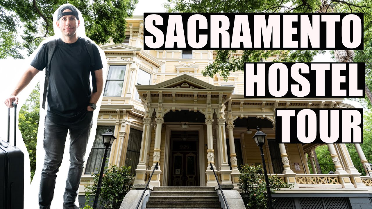 Sacramento Hostel Tour – 135 Year Old Victorian Mansion!