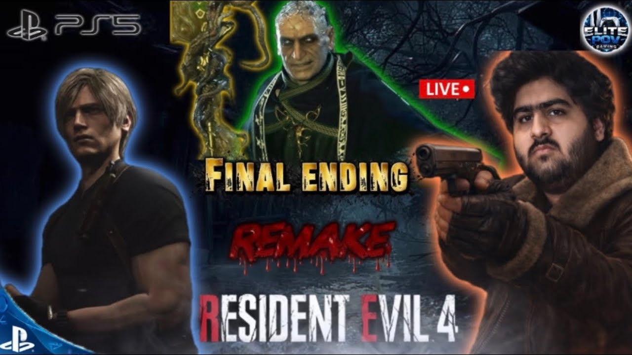 🔴Live |Resident Evil 4 Remake| final ending