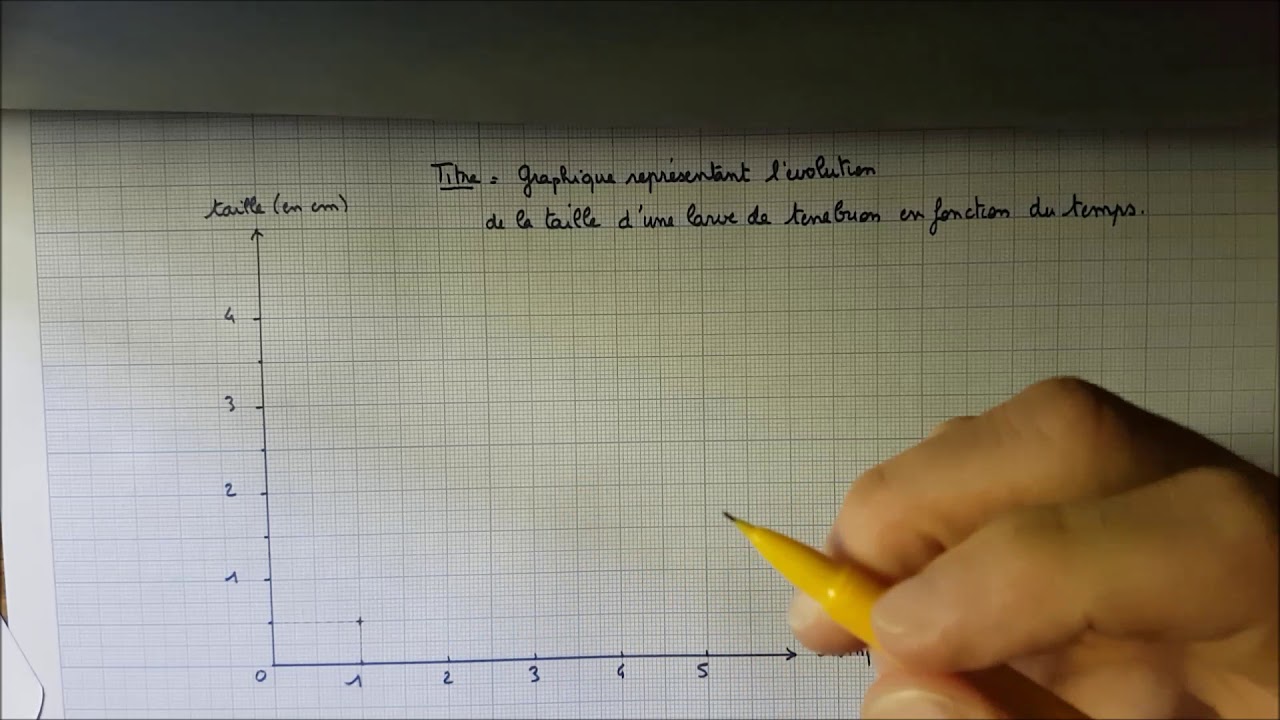 Graphique (6ème) - points et courbe