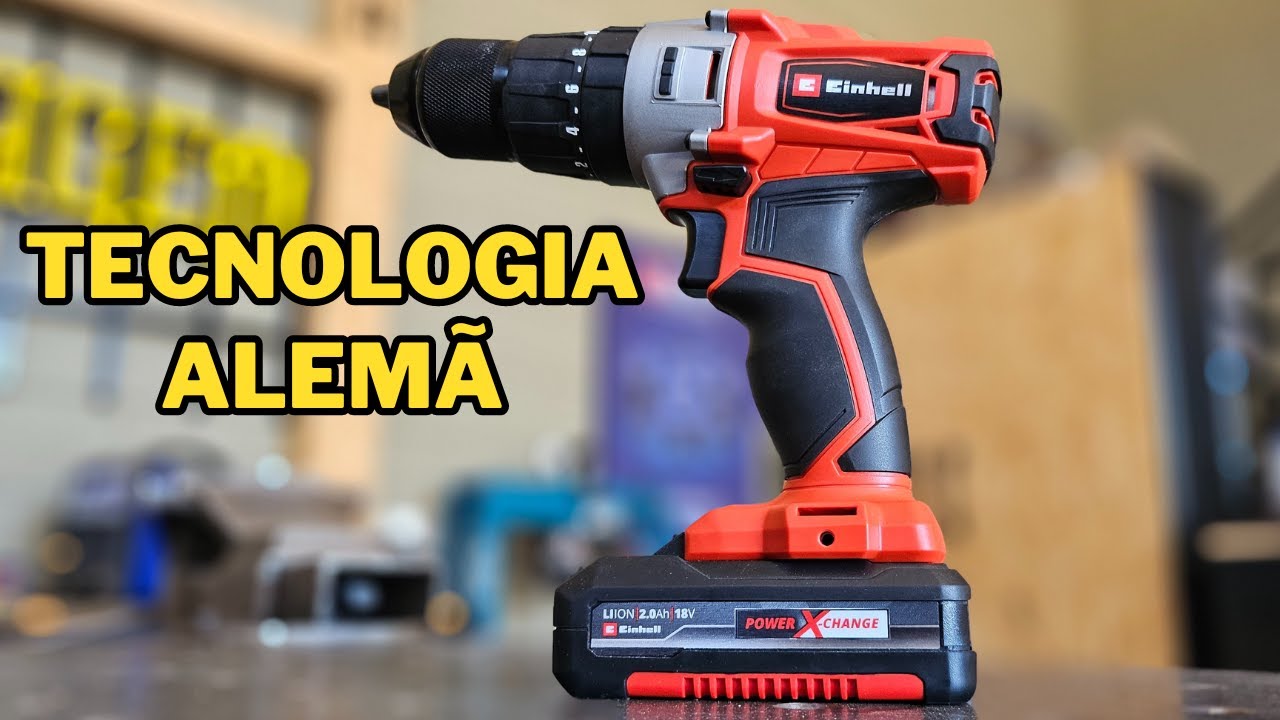 Parafusadeira Furadeira de Impacto à Bateria TE-CD 18-2 Li-i 2B Einhell - Review & Teste