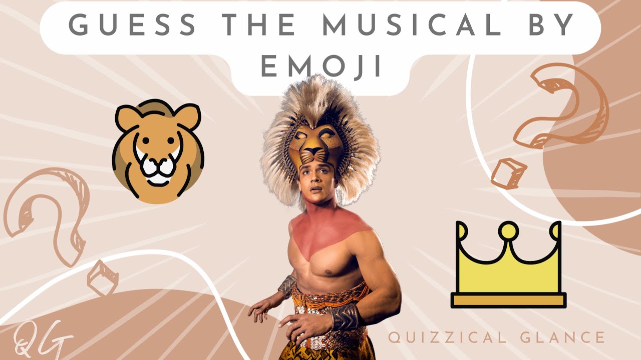 Musicals by Emoji  Quiz -- Musical Quiz 5~~ #broadway #quiz