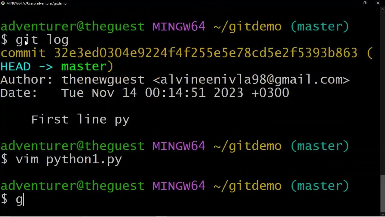 Link Git with Github and Introduction to Git Commands