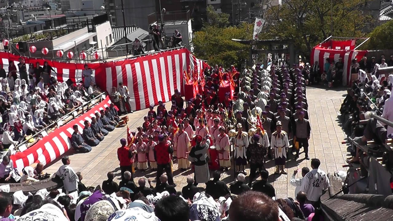 2014長崎くんち　五嶋町・龍踊り（じゃおどり）　諏訪神社・後日朝 20141009 113652