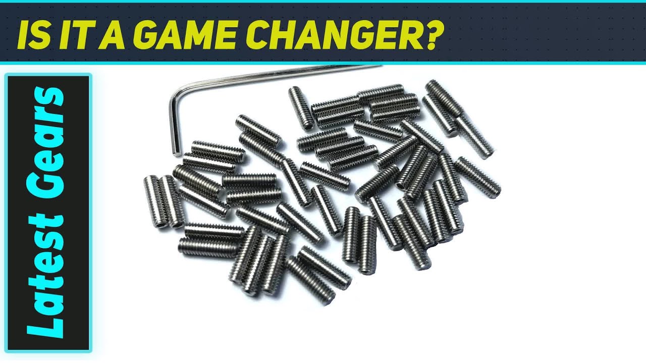 Best M3x10mm Stainless Steel Guitar Saddle Screws for Strat Tele