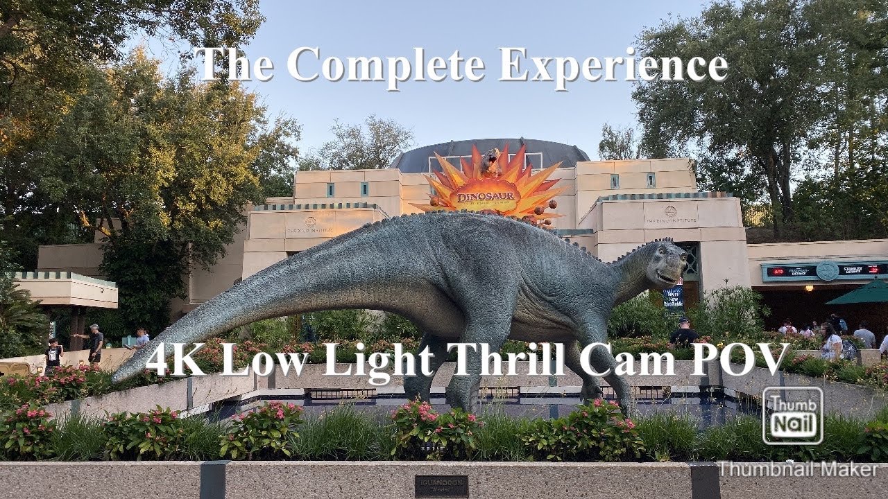 Thrill Cam: Dinosaur Complete Experience (4K, Low Light)