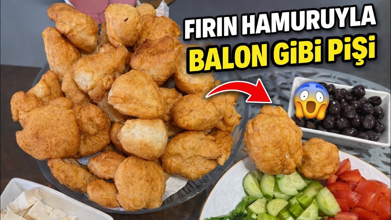 Fırından Aldığım Hamurla 10 Dakikada  Puf Puf PİŞİ! 😱 Bu Kadar Kolayı Yok | Komşumla Pratik Tarif 