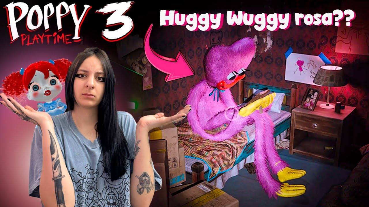 A POPPY VOLTOU, mas com um huggy wuggy... ROSA?? Poppy Playtime Chapter 3 - Ep.2
