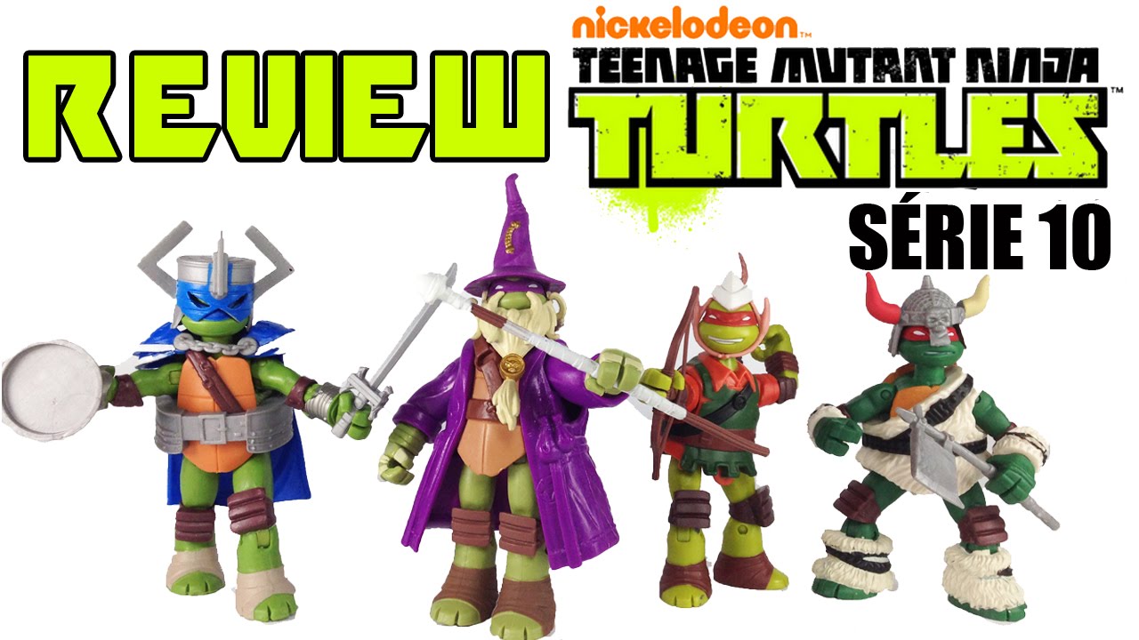Review coleção das Tartarugas Ninja 2012 Nickelodeon - série 10