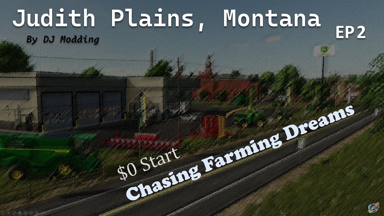 Chasing Dreams in Judith Plains, Montana | FS25 | $0 Start | Ep.2 - First Tractor & More Contracts