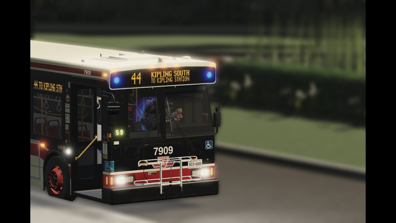 Toronto Transit Commission ROBLOX 2006 Orion VII OG Diesel 7909 on Route 44 Kipling South