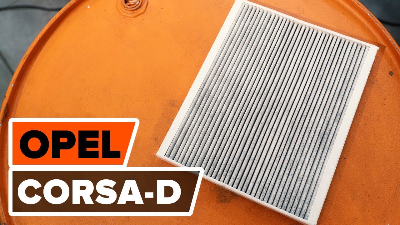 Come sostituire filtro antipolline su OPEL CORSA D [VIDEO TUTORIAL DI AUTODOC]
