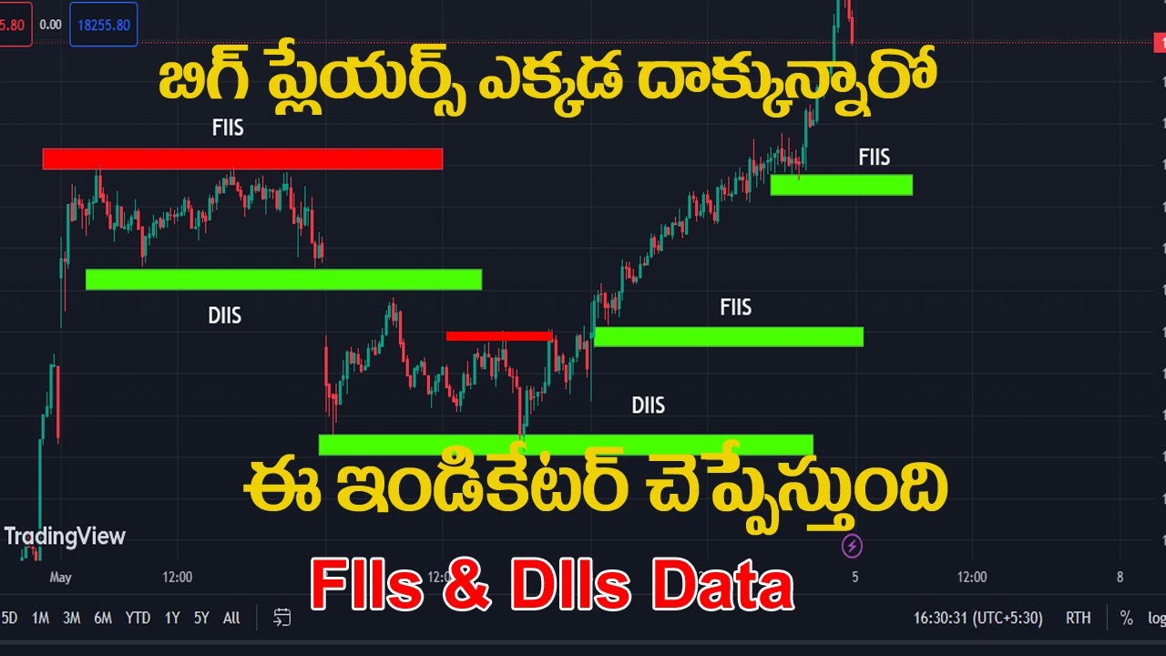 FIIS DIIS అంటే ఎవరు? ట్రేడింగ్ చాట్ లో ఎక్కడ దాక్కున్నారు? ఒక్క ఇండికేటర్ దొంగలు దొరికిపోతారు. TPT