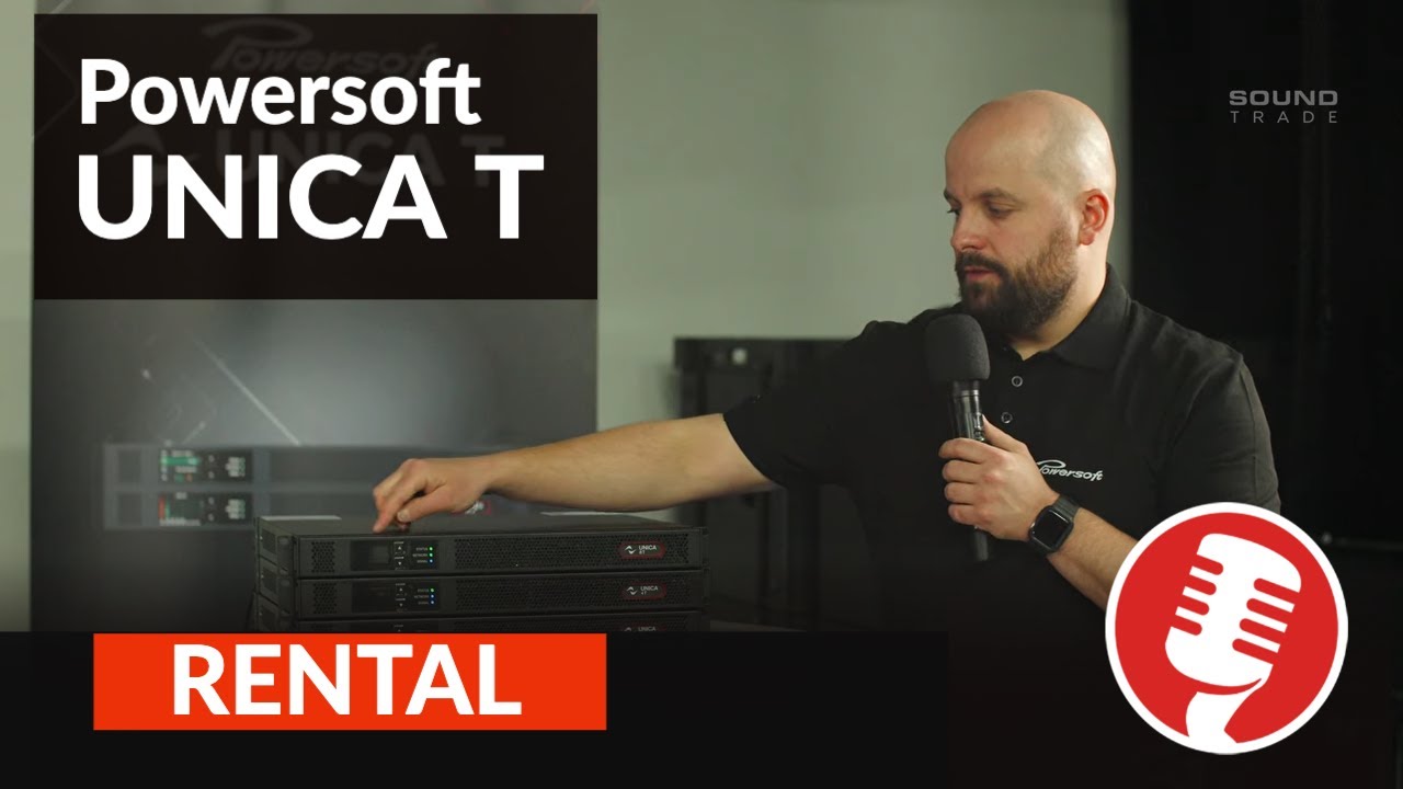 Powersoft Unica T -  końcówki mocy dla rentalu
