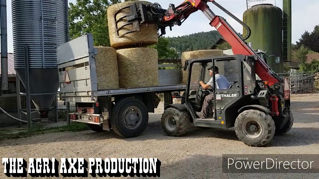 Thaler 48T18 ramassage & entreposage  de la paille