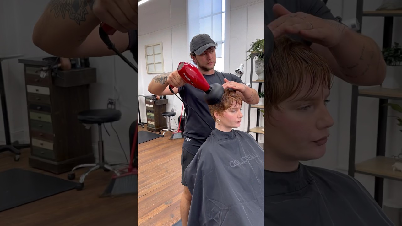 Стрижка пикси для Ханны 