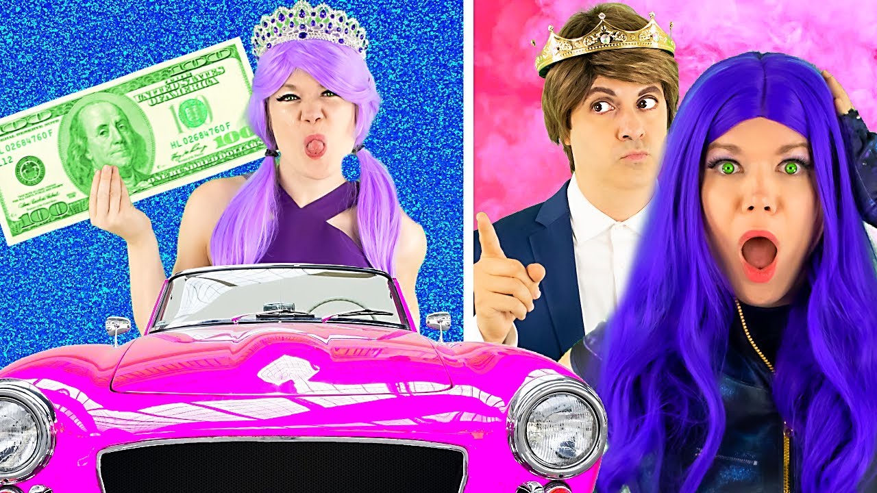 MAL ADOPTS a SPOILED BRAT! | DESCENDANTS | MAL and BEN’s DAUGHTER | BFF Besties