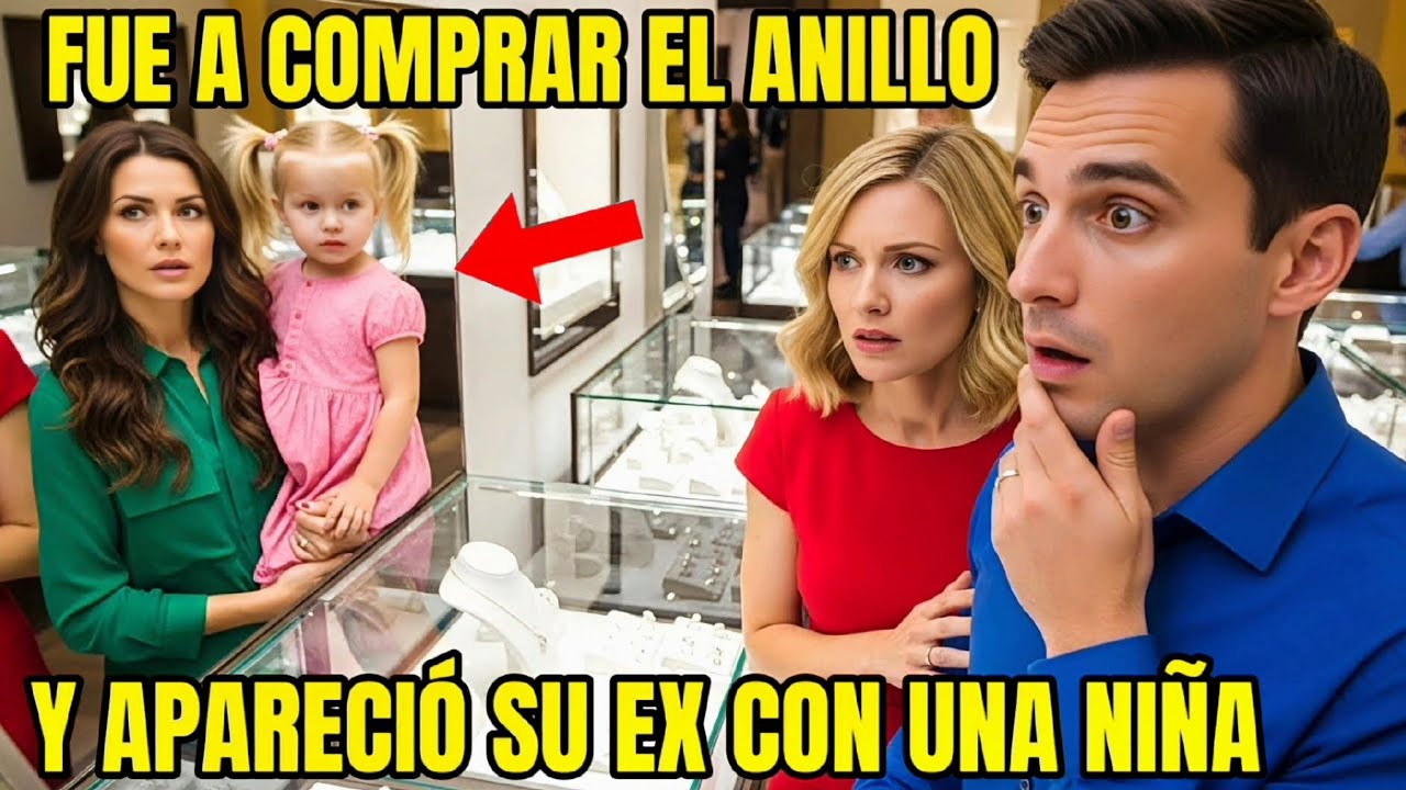 Fue por el anillo con su prometida… ¡y vio a su ex con una niña!