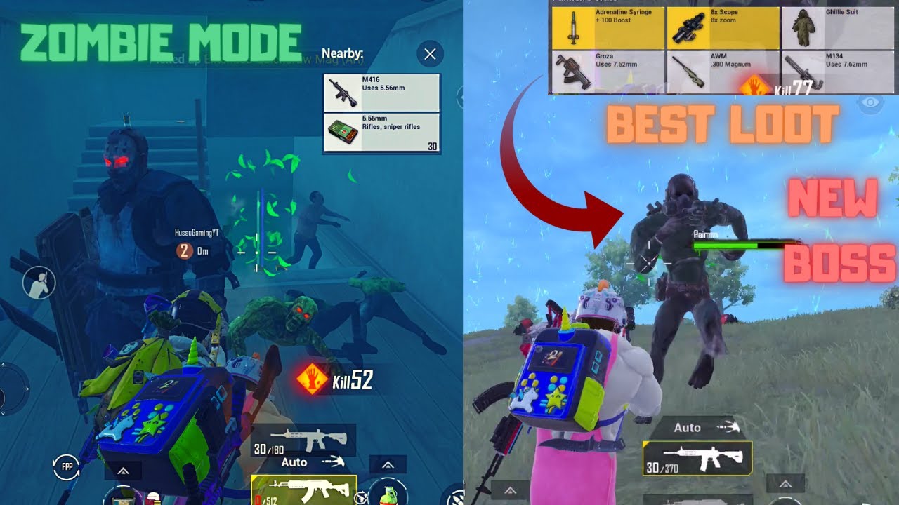 Finally I Play Zombie Mode And Kill Zombie Boss Survival Till Dawn Best Loot In PUBG BGMI